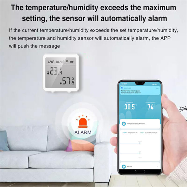 Tuya WiFi zigbee Ble Temperature Humidity Sensor