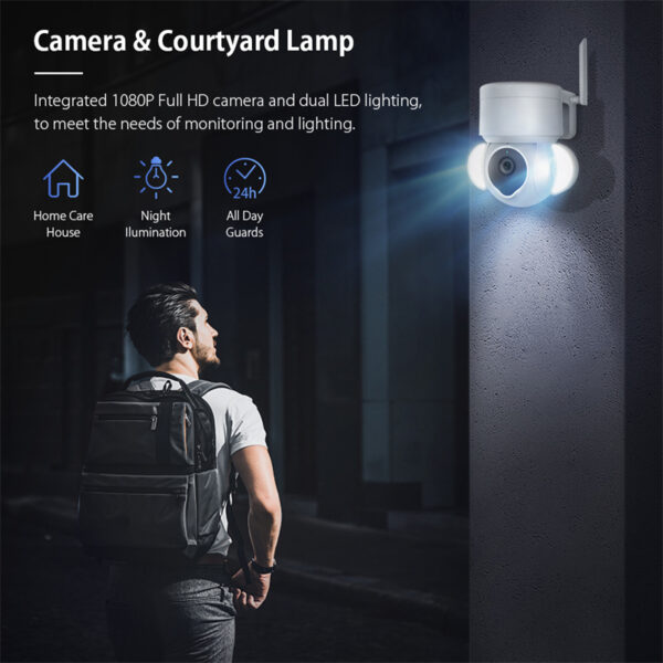 tuya smart floodlight camera