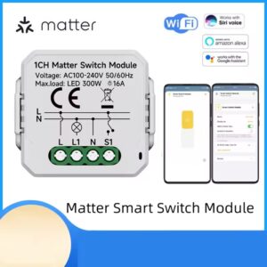 Matter Smart Switch Module 1CH And 2CH - 16A WiFi DIY Light Switch Relay