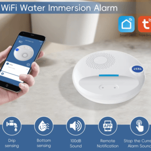 Tuya WiFi Water Leak Sensor with 100dB Loud Alarm